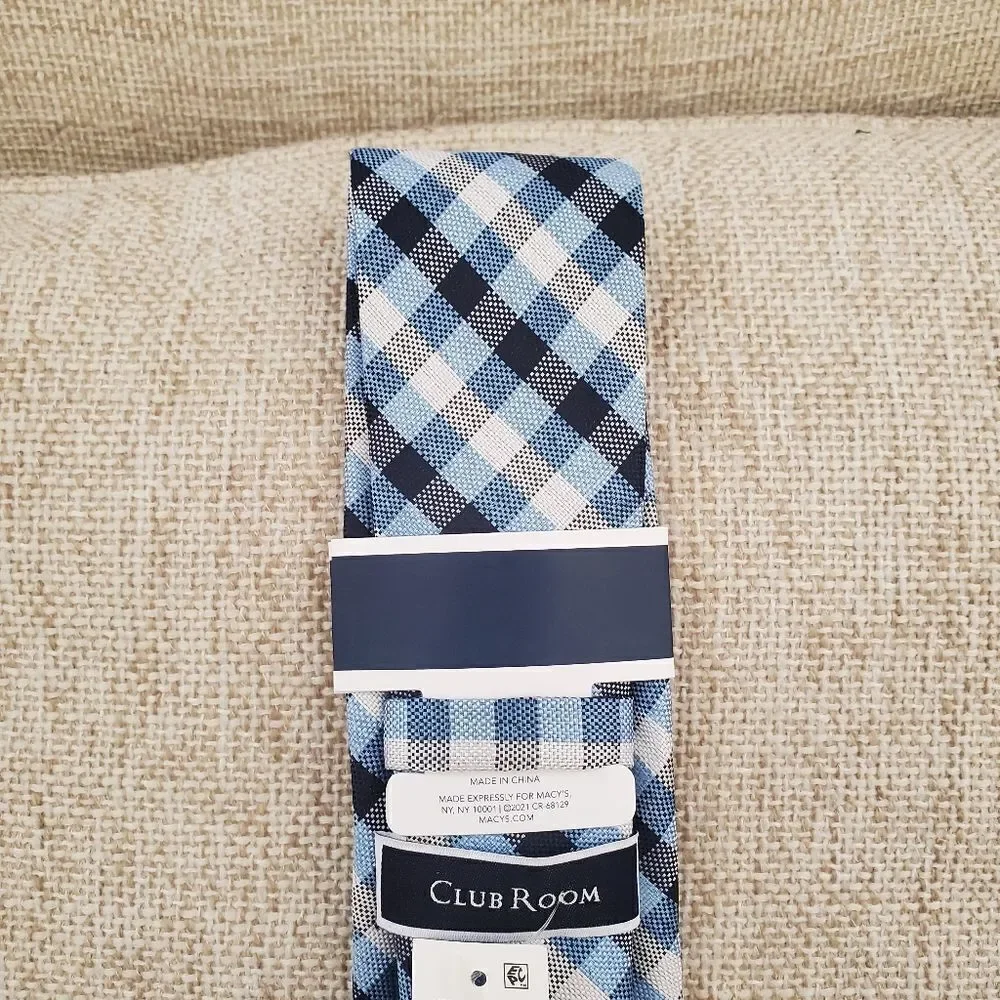 Club Room Classic Fairfield Check Tie